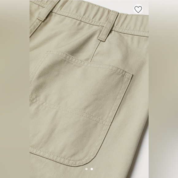H&M Men Regular Fit Chinos Beige Size 34 NWT - Picture 2 of 9